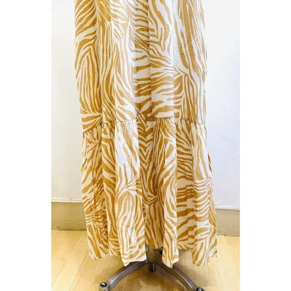 NWT NINE WEST Women Sleeveless Keyhole Full Length Lined Brown Maxi Dress Size L - Picture 3 of 11
